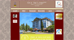Desktop Screenshot of hotel-thonon.com